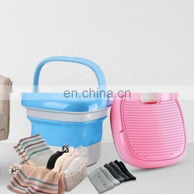 Portable Mini Semi-automatic Bucket Folding Clothes Washing Machines For Home