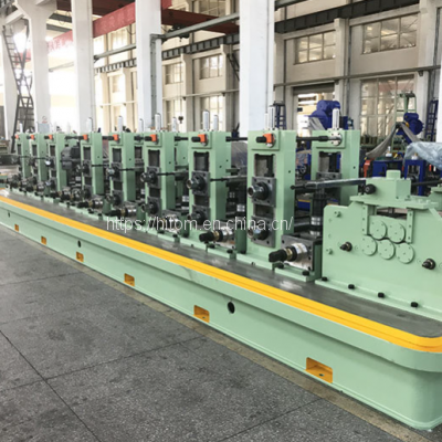 High Precision Welded Black Steel Pipe Tube Section Forming Mill Machine photo-5