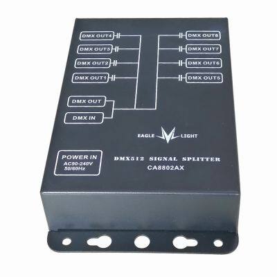 8way DMX512 signal distributor