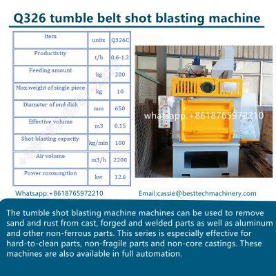 Crawler Belt Shot Blasting Machine for Nuts and Bolts