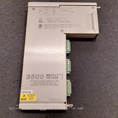 Bently Nevada 3500/50-04-00 136703-01 Discrete Internal Barrier I/O Module With Internal Terminations