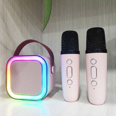 K12 parlantes portatil chicos speaker karaoke Song Portable Vintage Radio Bluetooth Wireless Mic outdoor for home ktv kids