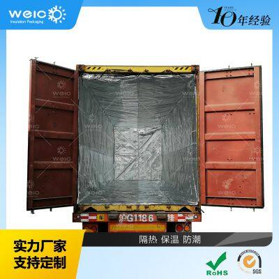 Bulk Thermal Insulating Shipping Container Liner