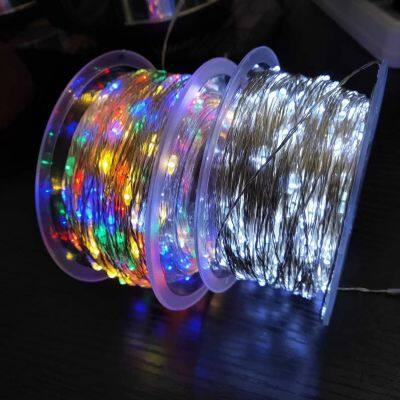 30m 50m 100m 200 Meter 2000 LED Niederspannungs-wasserdichte Kupferdraht-LED-Str?nge mit 8 ver?nderbaren Modi für Weihnachts-Garten-Dekoration
