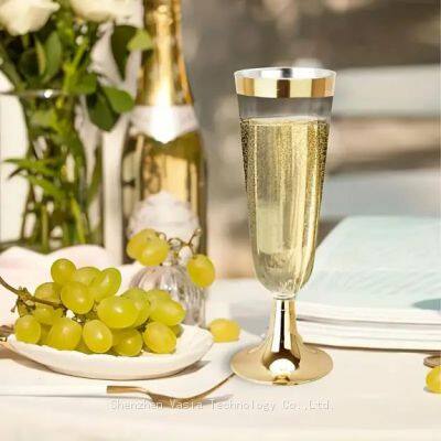 Wholesale Plastic Champagne Glass - 100-500 Pcs Bulk, Shatterproof & Affordable for Party Distributors photo-5