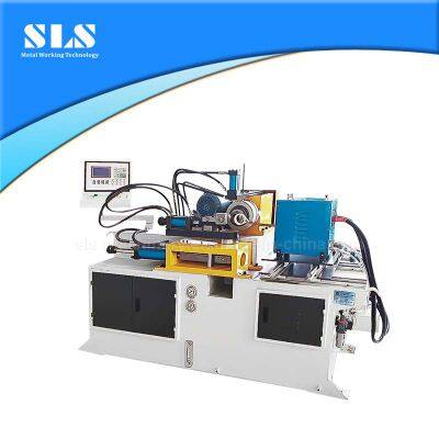 RF Heating Tube End Roll Closing Machine / Automatic Metal Steel Pipe End Sealing Machine