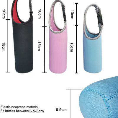 Neoprene Sleeve Water Bottle Carrier Pouch Cup Holder Sleeve With Carrying Handle for All 16oz-21oz Sport Bottles photo-2