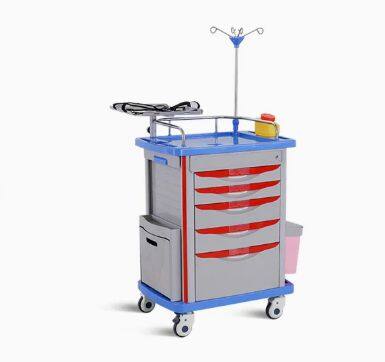 Medical Equipment Lightweight Room Service Trolley Emergency Trolley Hospital Trolley photo-4