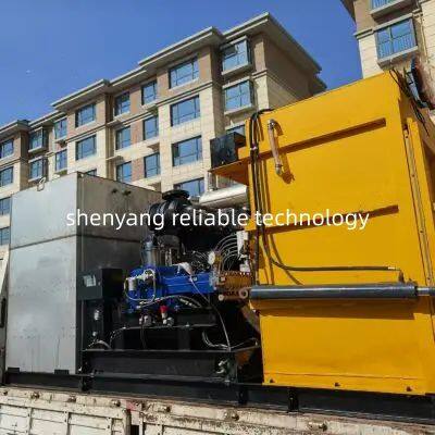 High Quality Diesel Fuelled Water Blasting System High-Pressure Jetting for Road Marking Removal Recovery Pump New Condition