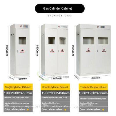 Oxygen Cylinder Storage Cabinet with Visual Window - Hospital Grade Safety Cabinet