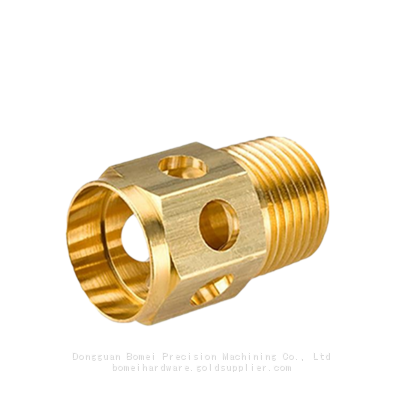 На заказ обрабатываемые латунные водонепроницаемые втулки, трубные фитинги, резьбовые соединители, обработанные на ЧПУ