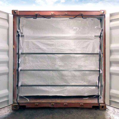 Dustproof Heat Sealed Container Liner PE Woven for Plastic Resin Pellet Bulk Container Shipment photo-5
