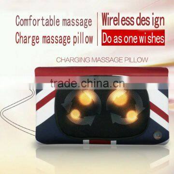 Kneading Neck Back Shoulder Massager With Heat Waist Leg Massage Massager Pillow for Car Home