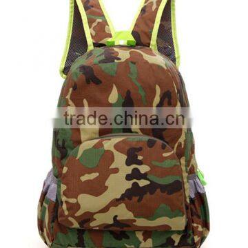 Fashionable backpacks nylon foldable backpack waterproof foldable backpack