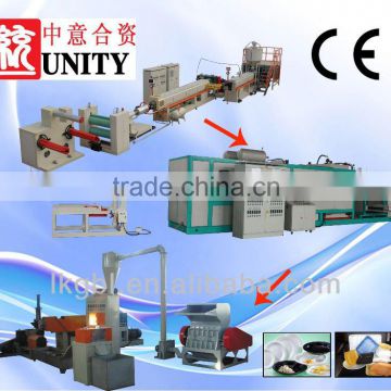 Full automatic PS foam food container making machine