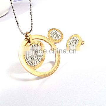 European Fashion Jewellery Gold Plated Fashion And Costume Jewelry Set photo-3