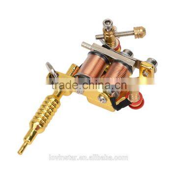 Trendy Golden/Silver Mini Toy Tattoo Machine Prices Pendant With Long Chain photo-4