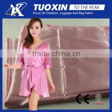 satin silk fabric for bag / cosmetic pouch / jewelry pouch
