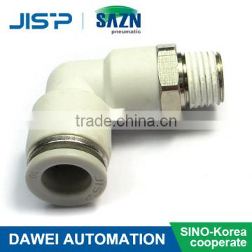 male elbow pneumatic fitting PL Inch Size-NPT Thread Fittings