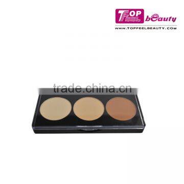 3 color concealer palette with clear window