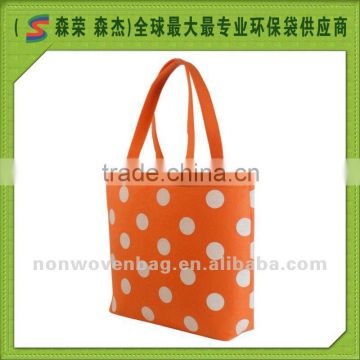 2012 new fashion flet bag spot felt bag