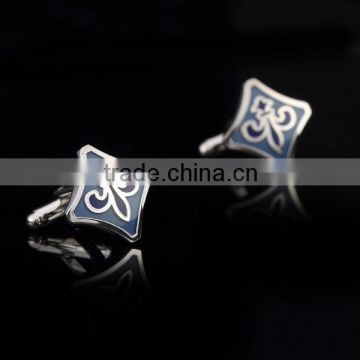 metal gold plated cufflinks engraved