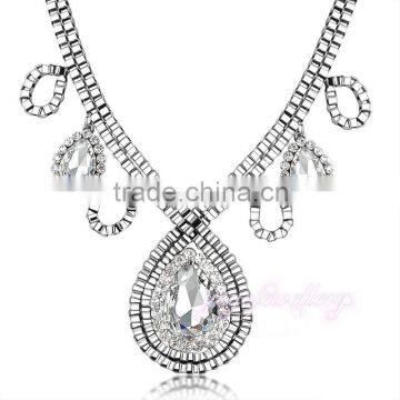 Big stone gold plated stylish indian gold necklace designs