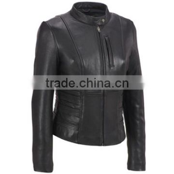 Lady leather women jacket model