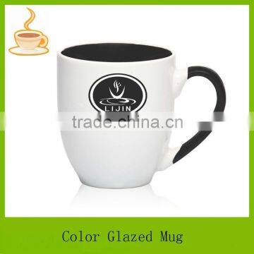 12oz ceramic tea mugs with full printing , customized design , LJ-002