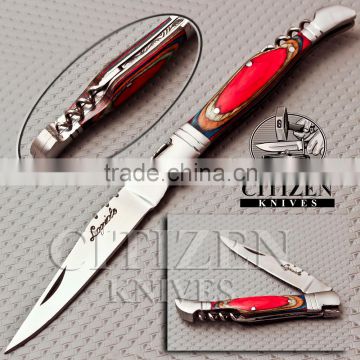 CITIZEN KNIVES, BEAUTIFUL CUSTOM HAND MADE STAINLESS STEEL FOLDING KNIFE