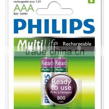 Multi-Life NiMH Batteries -- R03B2RTU8/97