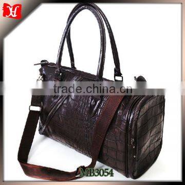 crocodile leather carrier bag for men leather garment bag leather shoe and bag set