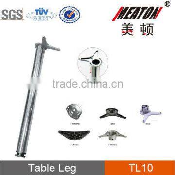 Nickel Satin table leg