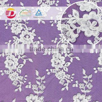 Wholesale Cheap Nylon Cotton Embriodered Tulle Lace for Dress China Supplier photo-5