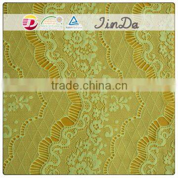 2014 Cheap allover lace 100% nylon eyelash lace fabric