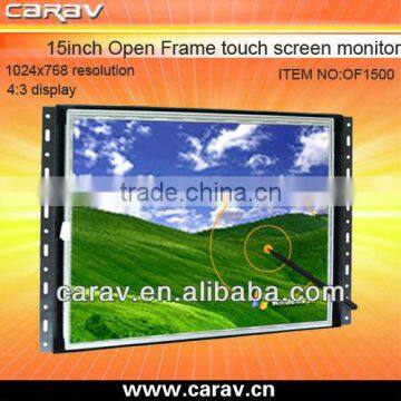 15"inch open frame touch screen monitor for tablet pc