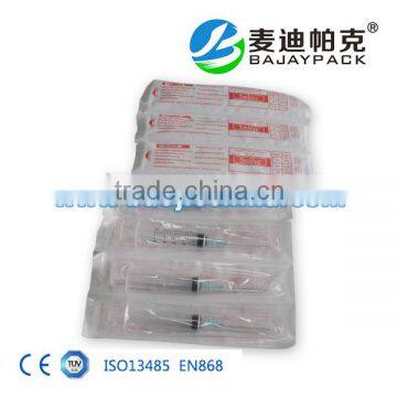 Paper Roll for Packing Medical Syringes