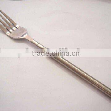 telescopic stainless steel fork, extendable fork,dinner fork