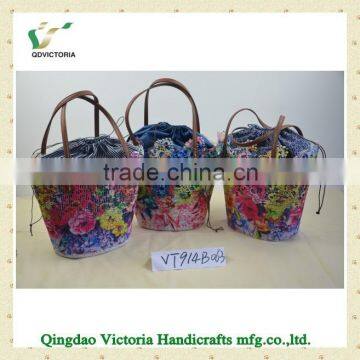 Lace Beach Bags with Satin Lining