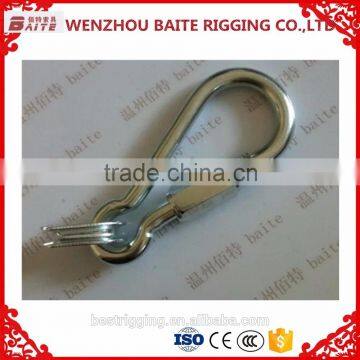 Carabiner Manufacture Hardware Stainless steel AISI 316 304 Chain Quick link with thimble, Chain Assories China