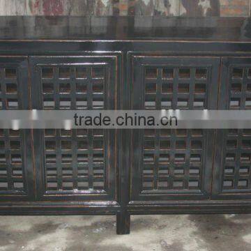 chinese antique four door kitchen cabinet