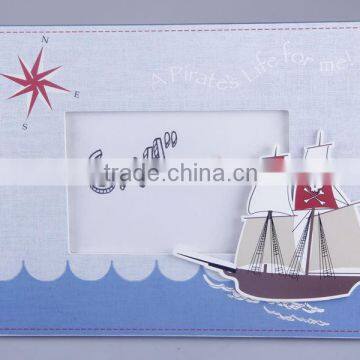 2014 Hot Sale 4*6 Pirate MDF Photo Frame With 3D Effect