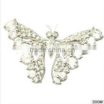 Fashion jewelry Butterfly handmade Silver brooch made in China