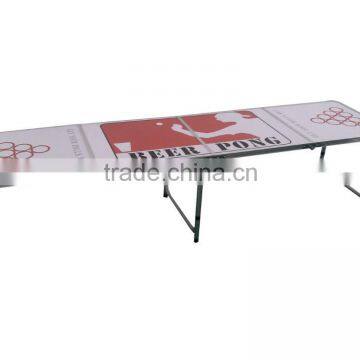 8ft aluminum folding beer pong table