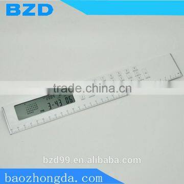 Promotional Multi-functional Electric Fancy Ruler Calculator with Functions of Ruler/Calculator/ Clock /Alarm