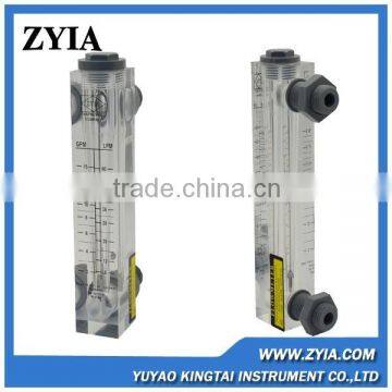 Hot sell zyia panel mount acrylic water rotameter