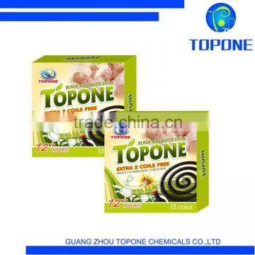 TOPONE Pest control in the Africa famous smokeless mosquito coil , mosquito coil