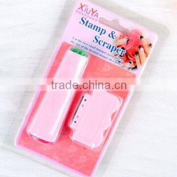 Nail art double Ended Stamper and Scraper