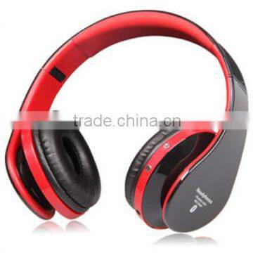 Super bass wireless bluetooth headphones 2014 with TF card slot and FM