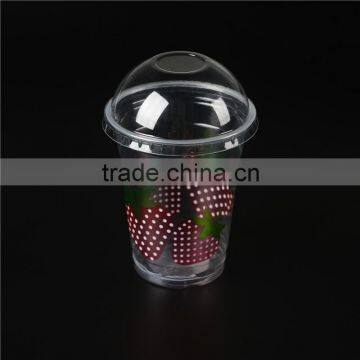 disposable plastic juice cup with lid,disposable milkshake cup,excellent airtight plastic cup